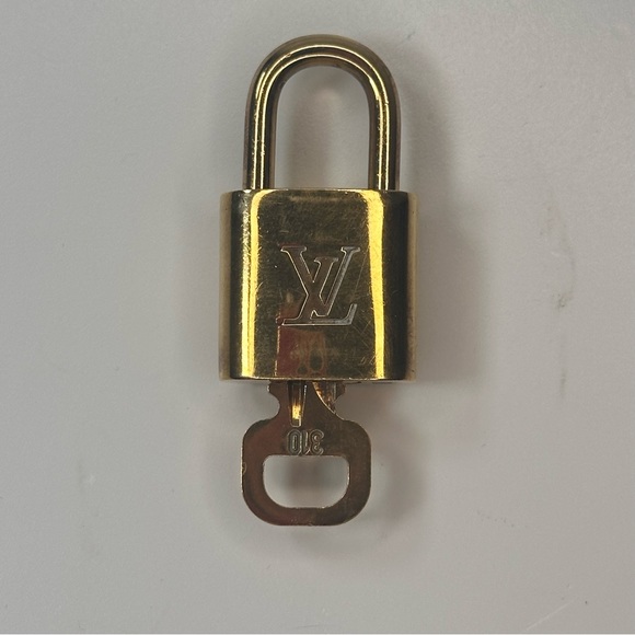 Louis Vuitton Gold Lock and Key #310 - Picture 2 of 8